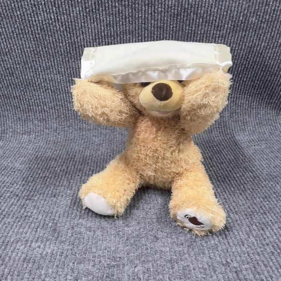 Baby GUND Peek A Boo Brown Teddy Bear 11” Plush Animated Stuffed Animal Toy - Picture 6 of 13